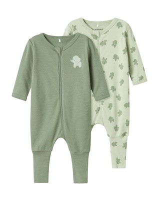 Natdragt Zip Sea Elephant - 2 stk. 